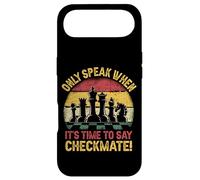 Ne Parlez qu'au Moment de dire Checkmate Funny Chess Coque pour iPhone Air
