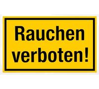 Ne pas fumer, jaune/noir