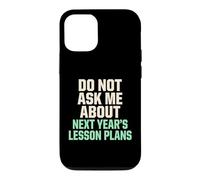 Ne Pas me Poser de Questions sur Les Plans de leçons pour Les prochaines années Coque pour iPhone 12/12 Pro
