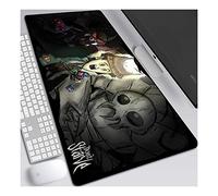 Ne pas mourir de faim tapis de souris Anime 800x300mm, tapis de souris clavier, tapis de souris de jeu professionnel grand XXL étendu avec base en caoutchouc de 3mm d'épaisseur, pour ordinateur PC, B