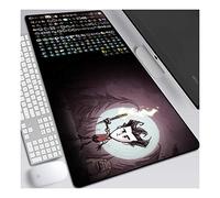 Ne Pas Mourir de Faim Tapis de Souris Anime 800x300mm, Tapis de Souris Clavier, Tapis de Souris de Jeu Professionnel Grand XXL étendu avec Base en Caoutchouc de 3mm d'épaisseur, pour Ordinateur PC, S