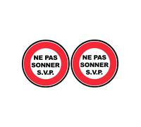 Ne Pas Sonnez S.V.P. (2fois 5cm) - Sticker / Autocollant