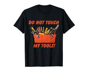 Ne Pas Toucher à Mes Outils T-Shirt Graphique avec Valeur, Homme, Noir, L