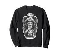 Ne Pas Voir Le Mal | Ne Parlez Pas du Mal | N'entendez Pas Le Mal Anges chérubins Sweatshirt