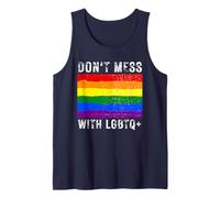 Ne plaisante Pas avec Le Drapeau de la fierté LGBTQ Love LGBTQIA Débardeur