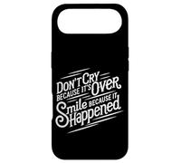 Ne pleure Pas Parce Que C'est Fini. Souriez Parce Que C'est arrivé Coque pour iPhone Air