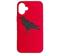 Ne Plus jamais Citer Le Corbeau d'Edgar Allan Poe Coque pour iPhone 16 Plus