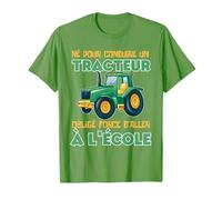 Né pour Conduire Un Tracteur Enfant Garçons Agriculteur T-Shirt