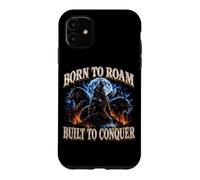 Né pour Errer, Conçu pour Conquérir - Amoureux des Loups Coque pour iPhone 11