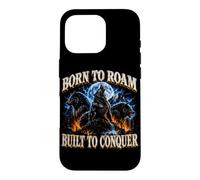 Né pour Errer, Conçu pour Conquérir - Amoureux des Loups Coque pour iPhone 16 Pro