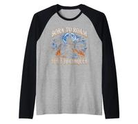 Né pour Errer, Conçu pour Conquérir - Amoureux des Loups Manche Raglan