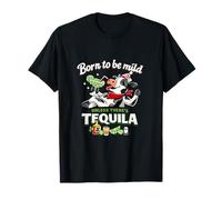 Né pour être Doux à Moins qu'il n'y AIT Une fête des Vaches à la Tequila T-Shirt