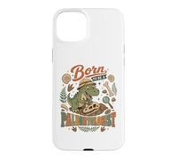 Né pour être paléontologue, passionné de Dinosaures Funny T Rex Coque pour iPhone 15 Plus