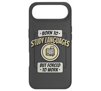 Né pour étudier Les Langues, mais forcé de Travailler, polyglotte Amusant Coque pour iPhone Air