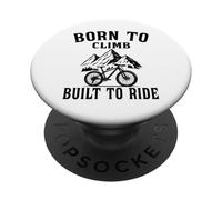 Né pour Grimper, construit pour Rouler - VTT VTT PopSockets PopGrip Adhésif