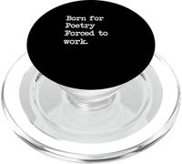 Né pour la poésie, les poèmes, le minimalisme sarcastique PopSockets PopGrip pour MagSafe