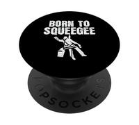 Né pour Nettoyer - Nettoyeur De Vitres Professionnel PopSockets PopGrip Adhésif