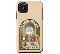 Né pour Philosopher, école de philosophie forcée de Travailler Coque pour iPhone 11 Pro Max