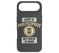 Né pour Philosopher, mais forcé de Travailler, C'est Un drôle de penseur Coque pour iPhone Air