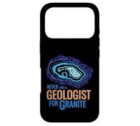 Ne Prenez jamais Un géologue pour Le Design de Jeu de Mots en Granit Coque pour iPhone 17 Pro