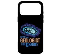 Ne Prenez jamais Un géologue pour Le Design de Jeu de Mots en Granit Coque pour iPhone 17 Pro Max