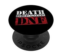 Ne quittez Pas Avant DNF Triathlon Marathon Motivation Athlète PopSockets PopGrip Adhésif