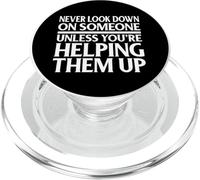 Ne Regardez jamais vers Le Bas sur Quelqu'un sauf si Vous Les Aidez PopSockets PopGrip pour MagSafe