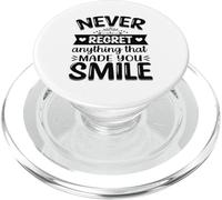 Ne regrettez jamais Rien Qui Vous a Fait Sourire PopSockets PopGrip pour MagSafe