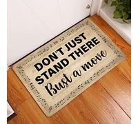 Ne Restez Pas Là, Bougez Paillasson Imperméable Paillasson Exterieur Lavable Tapis De Porte pour Balcon Cuisine Douche 40 X 60Cm