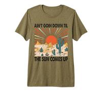 Ne se Pose Pas Avant Le Lever du Soleil T-Shirt Haut de Gamme