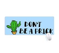 ne sois pas un con cactus tapis de souris large cousues bords mat étendu game bureau