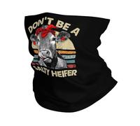 Ne Sois Pas Une Génisse Aigrie Unisexe Cache Cou Séchage Rapide Tour De Cou Coupe-Vent Snood pour Moto Été Cyclisme Marche