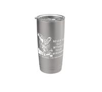 Ne sortez jamais sans votre ailier St. Michael l'Archange Gobelet isotherme en acier inoxydable double paroi