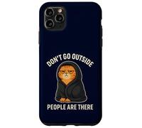 Ne sortez Pas, Les Gens sont-Ils introvertis, sarcastiques et Grincheux ? Coque pour iPhone 11 Pro Max