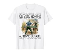 ne sous estime jamais Un Vieil Homme Qui Joue Encore T-Shirt
