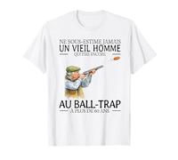 ne sous estime jamais Un Vieil Homme Qui Tire Encore T-Shirt