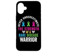 Ne sous-Estimez jamais la Force d'une journée des Maladies rares 2026 Coque pour iPhone 16 Plus