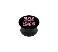 Ne sous-Estimez jamais l'alphabétisation féministe d'une Femme Bien LUE PopSockets PopGrip Adhésif