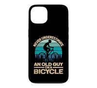 Ne sous-Estimez jamais Le Cycliste Old Guy Coque pour iPhone 13