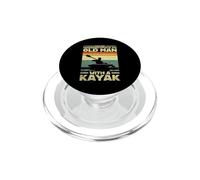 Ne sous-Estimez jamais Le pagayeur de Kayak Old Man PopSockets PopGrip pour MagSafe