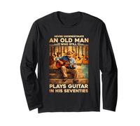 Ne sous-Estimez jamais Le Vieil Homme Qui Joue de la Guitare dans Ses années 70 Manche Longue