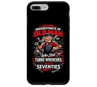 Ne sous-Estimez jamais Le Vieil Homme Qui Tourne Encore Les clés dans Les années 70 Coque pour iPhone 7 Plus/8 Plus