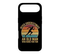 Ne sous-Estimez jamais l'humour du Vieil Homme en Cours d'exécution Coque pour iPhone Air