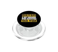 Ne sous-Estimez jamais Set Designer Tech Week Survivor PopSockets PopGrip pour MagSafe