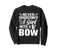 Ne sous-Estimez jamais Un Archer avec Un Arc Sweatshirt
