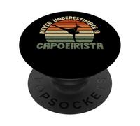 Ne sous-Estimez jamais Un Capoeirista Capoeira PopSockets PopGrip Adhésif