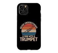 Ne sous-Estimez jamais Un Homme avec Une Trompette Coque pour iPhone 11 Pro