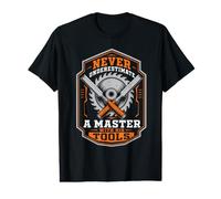 Ne sous-Estimez jamais Un maître avec Ses Outils T-Shirt Graphique avec Valeur