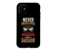 Ne sous-Estimez jamais Un Vieil Homme avec Un basson Coque pour iPhone 11