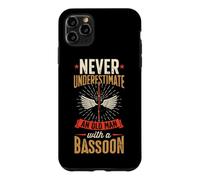Ne sous-Estimez jamais Un Vieil Homme avec Un basson Coque pour iPhone 11 Pro Max